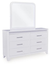 Jarlee King Panel Bed, Dresser, Mirror and Nightstand
